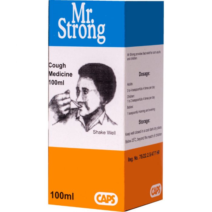 CAPS Pharmaceuticals Mr Strong Cough Syrup